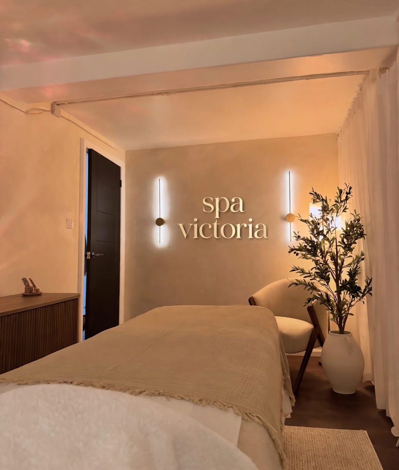 Cabina principal de masajes en Victoria Body Spa